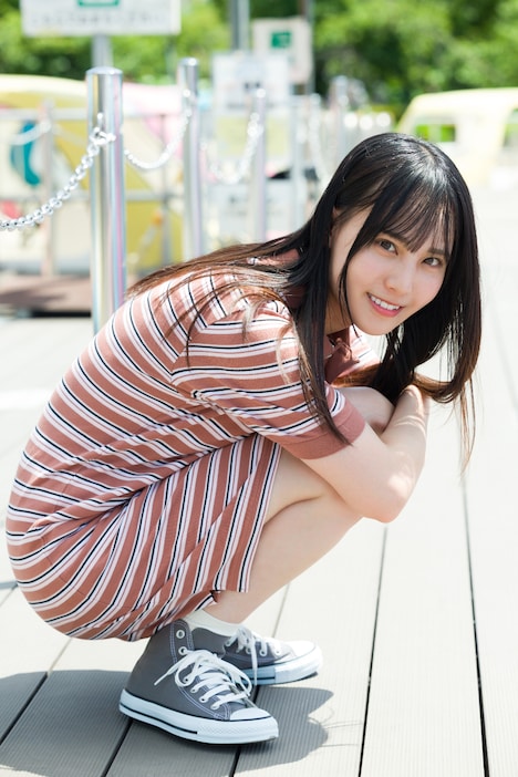 「週刊少年サンデー」2025年40号表紙より松尾桜（日向坂46）。