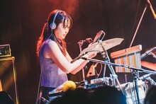 CHO CO PA CO CHO CO QUIN QUINのサポートメンバー。（撮影：ヤギタツノリ）