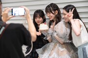 えびちゅうの“中6トリオ”仲村悠菜、桜井えま、風見和香（左から）。