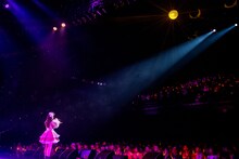 「桜井えま 生誕ソロライブ『はにーえまいる～沼3～』」の様子。