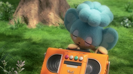 山下達郎「オノマトペISLAND」ミュージックビデオより。