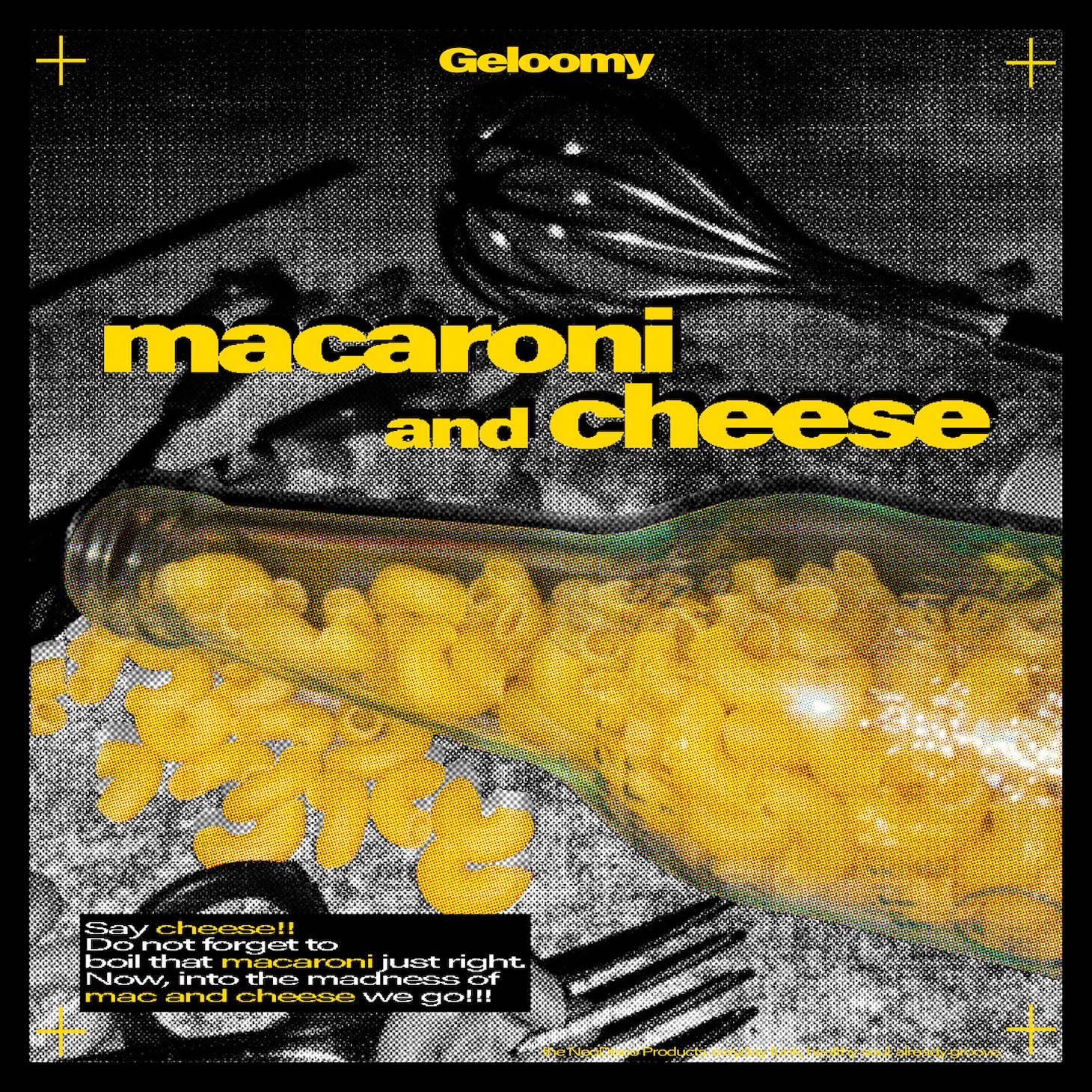 Geloomy「macaroni and cheese」配信ジャケット