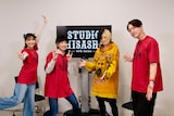 「STUDIO HISASHI with Anime」#32より、トーク収録時の様子。