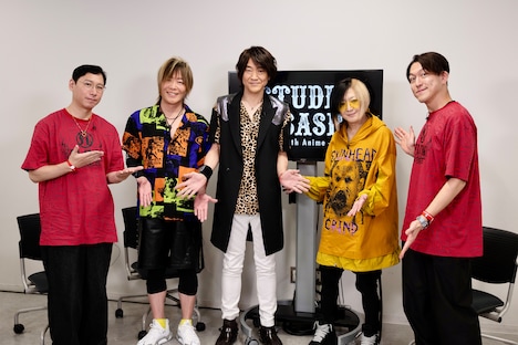 「STUDIO HISASHI with Anime」#33より、トーク収録時の様子。