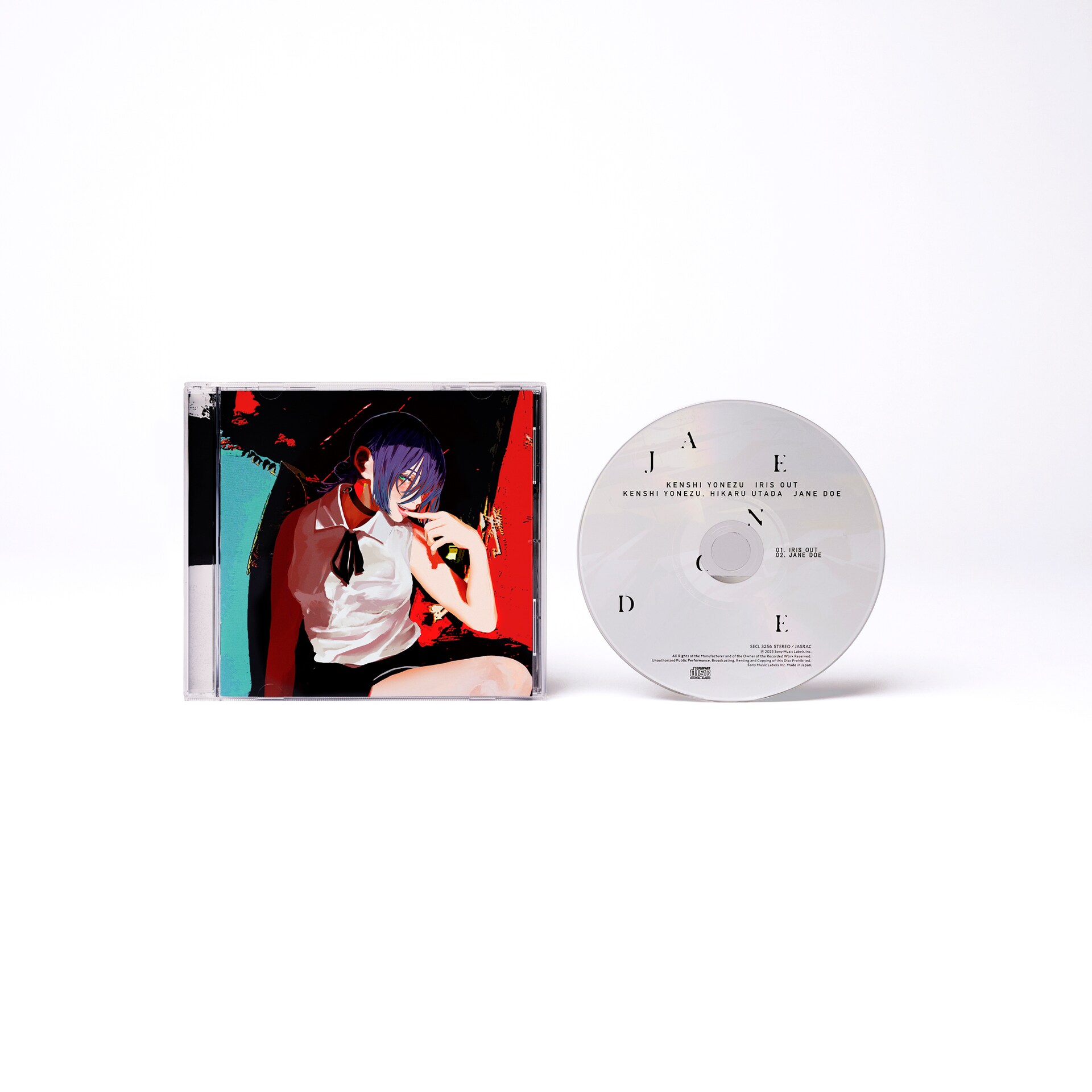 米津玄師「IRIS OUT / JANE DOE」購入者特典ステッカー [画像
