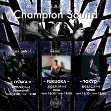 S.A.R.「Champion Sound」告知ビジュアル
