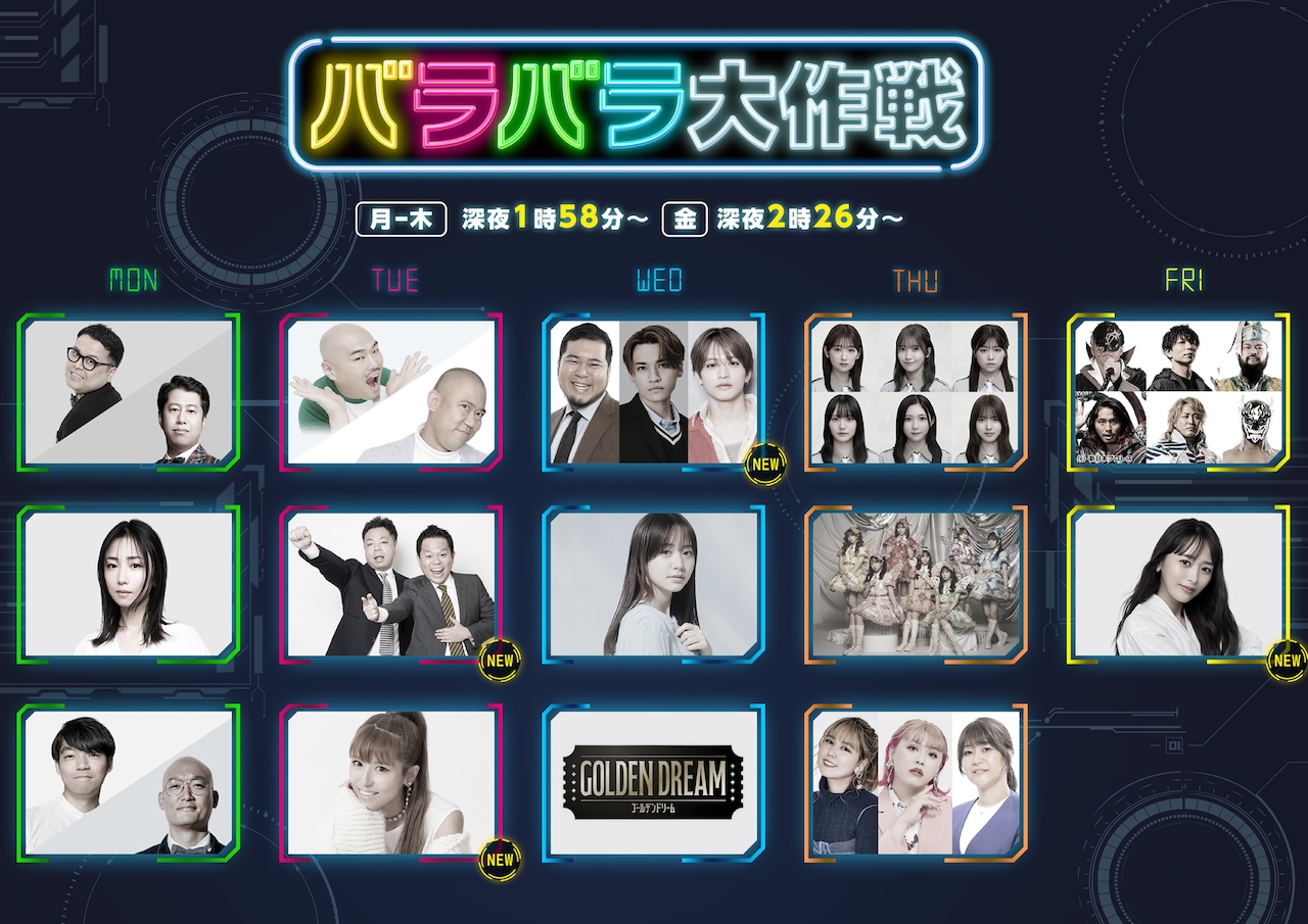 バラバラ大作戦の番組一覧。 - キスマイ二階堂高嗣の冠番組