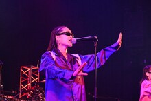 特攻服を着たyukarin（hy4_4yh）。（撮影：浦田大作）