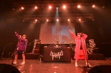 特攻服を着たhy4_4yh。（撮影：浦田大作）