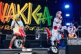 氣志團とWANIMAのコラボレーションの様子。(Photo by Yukihide "JON..." Takimoto)