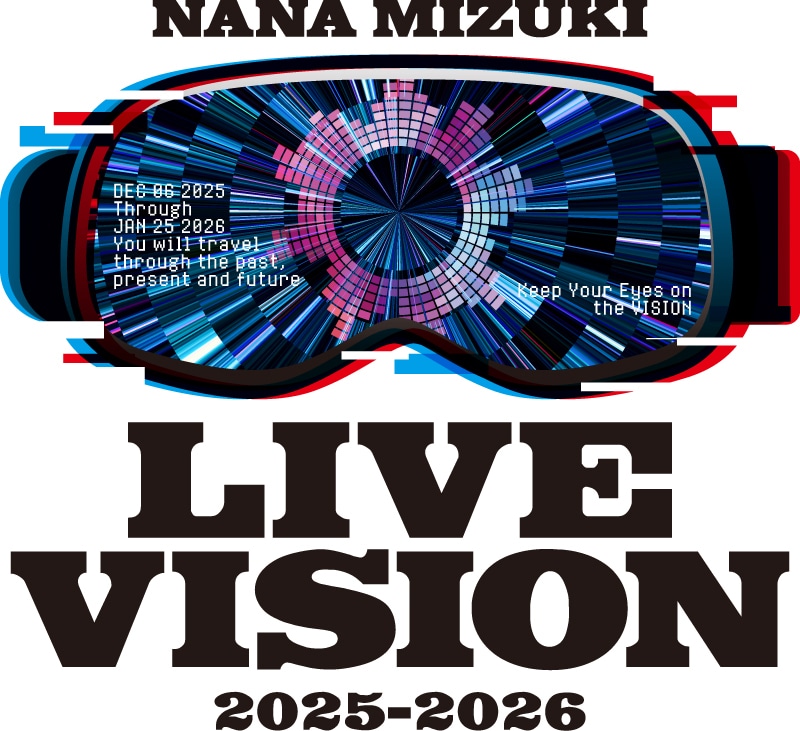 水樹奈々、7カ所14公演のツアー「LIVE VISION」メインビジュアル公開