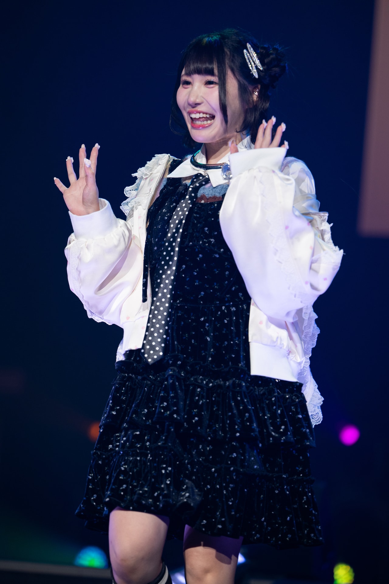 Zipper」ファッションショーに登場した桃瀬める（らびゅあたっく