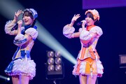 「@JAM EXPO 2025 supported by UP-T」をもって虹コンを卒業した桐乃みゆ（左）と石原愛梨沙（右）。