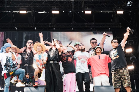 湘南乃風とWANIMAのコラボレーションの様子。（Photo by Yukihide "JON..." Takimoto）