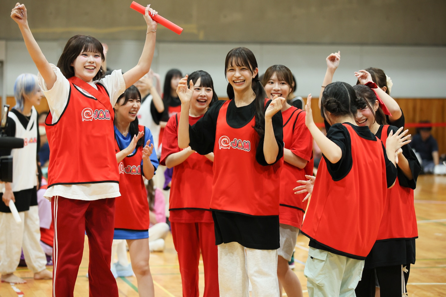「@JAM EXPO 2025 supported by UP-T アイドル大運動会」の様子。