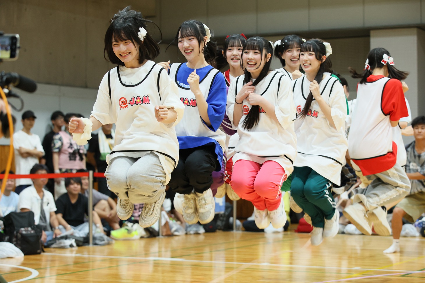 「@JAM EXPO 2025 supported by UP-T アイドル大運動会」の様子。