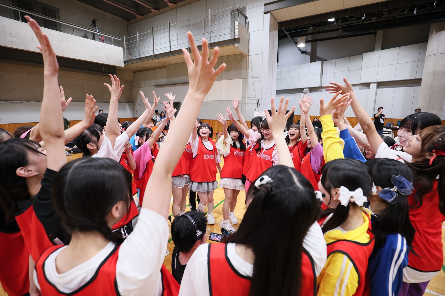 「@JAM EXPO 2025 supported by UP-T アイドル大運動会」の様子。