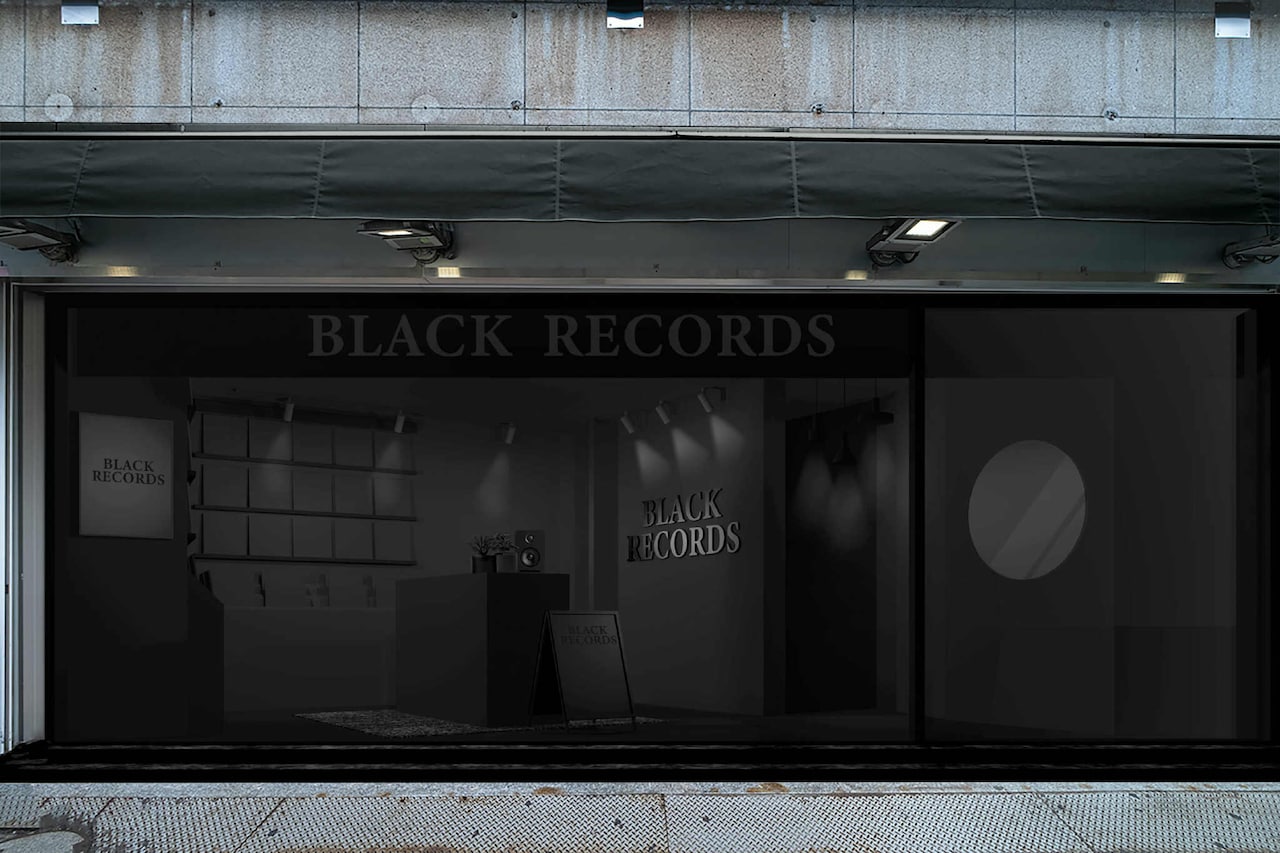 「BLACK RECORDS」の外観イメージ。