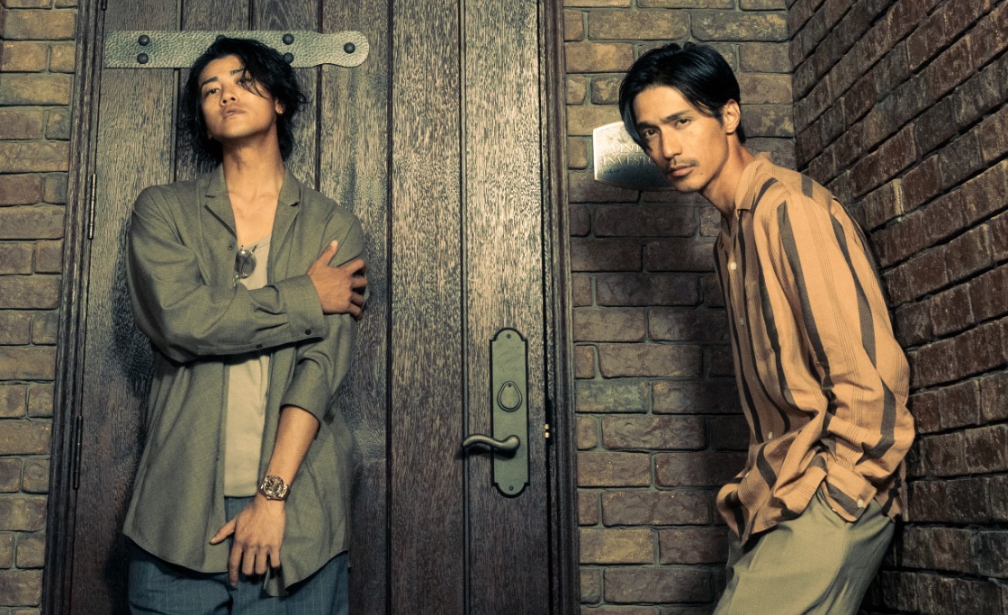 WOWOW「赤西仁×錦戸亮 N/A LIVE 2025 "THE MEN IN THE ARENA"」ビジュアル