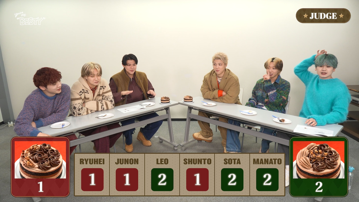 BE:FIRSTコラボクリスマスケーキ会議より。