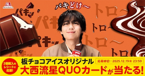 森永製菓「板チョコアイス」キャンペーン画像