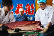鳥羽一郎のマグロ解体ショー