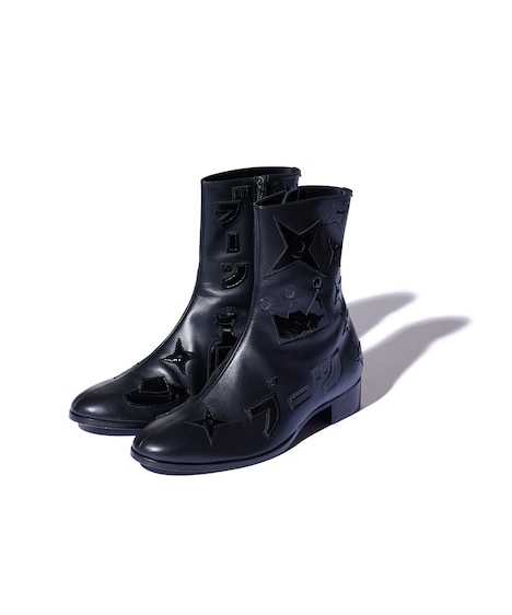 「Kiyoshiro Patch Boots」Blackモデル 税込74800円