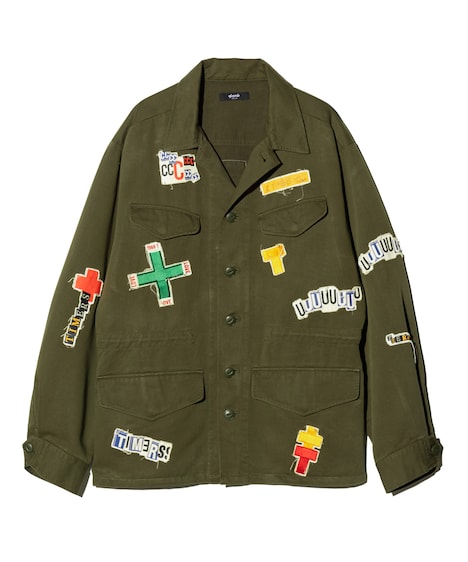 「THE TIMERS Military Shirt Jacket」税込36300円