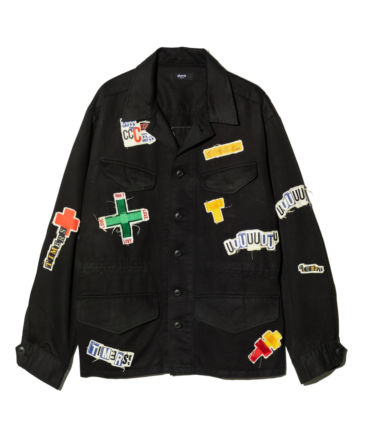 THE TIMERS Military Shirt Jacket」税込36300円 - glamb×忌野清志郎