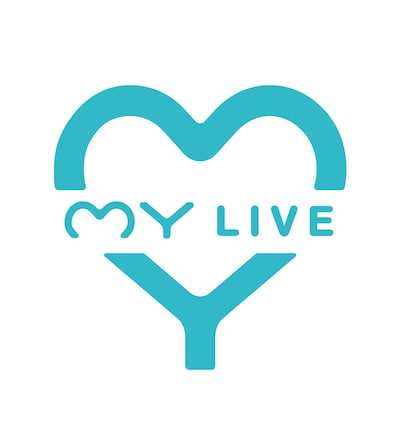 MY LIVEのロゴ。