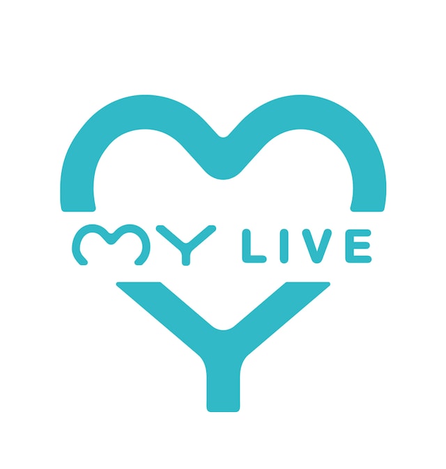 MY LIVEのロゴ。