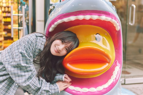 河田陽菜 2nd写真集（タイトル未定）の掲載ショット。（Photo by SAKAI DE JUN）