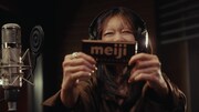 中森明菜が登場する「Melody of meiji」動画より。