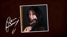 中森明菜が登場する「Melody of meiji」動画より。