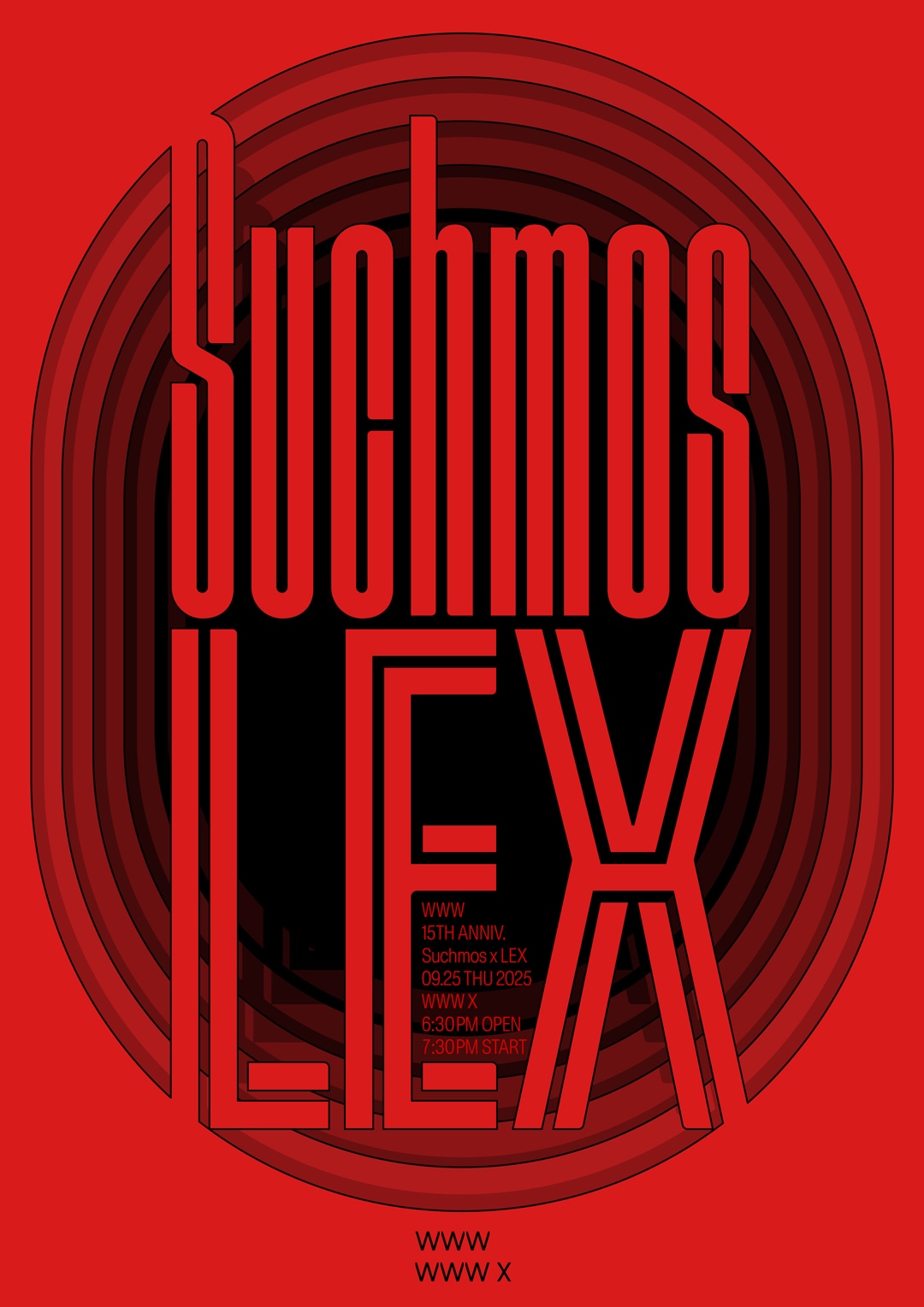 「WWW 15th Anniversary『Suchmos × LEX』」ビジュアル
