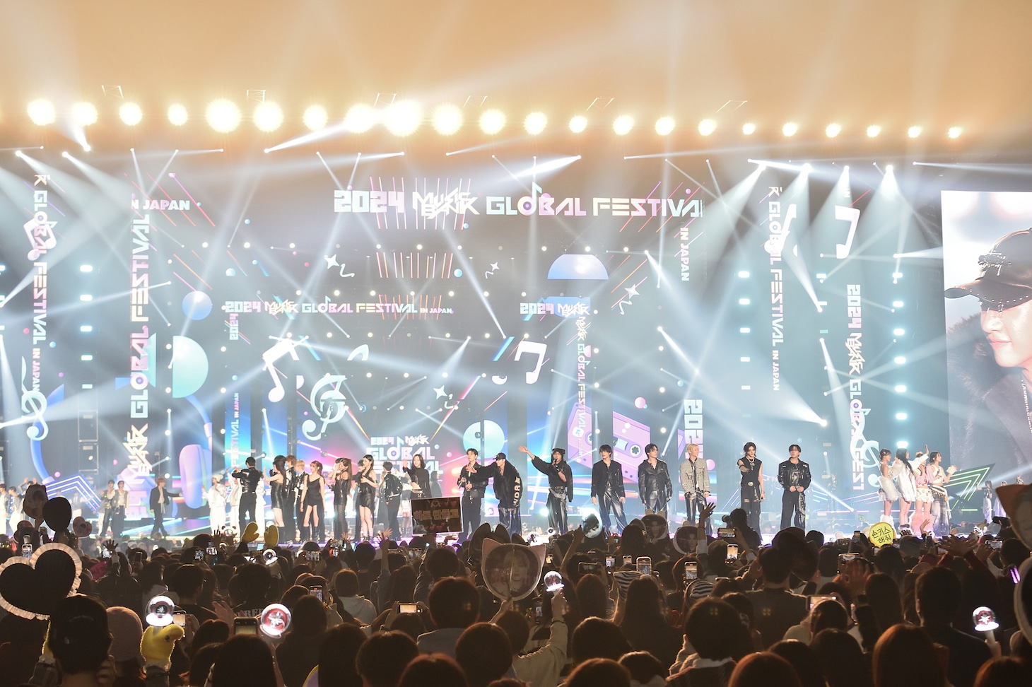 過去の「MUSIC BANK GLOBAL FESTIVAL」の様子。