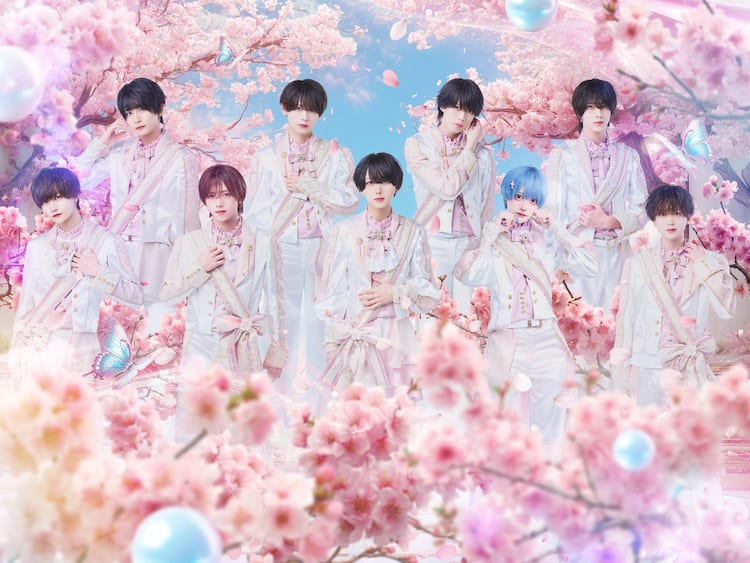 9人組アイドル・サクラサク、1st EP「桜色の恋」をリリース - 音楽ナタリー