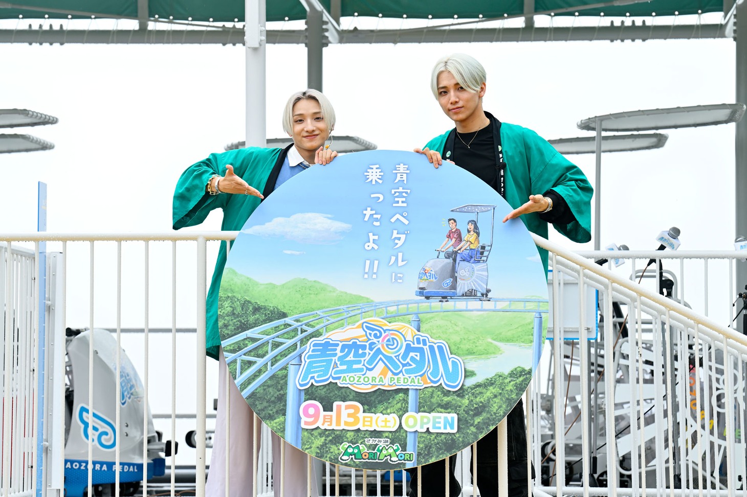 FUMIYA（BUDDiiS）とHAYATO（ONE N' ONLY）。