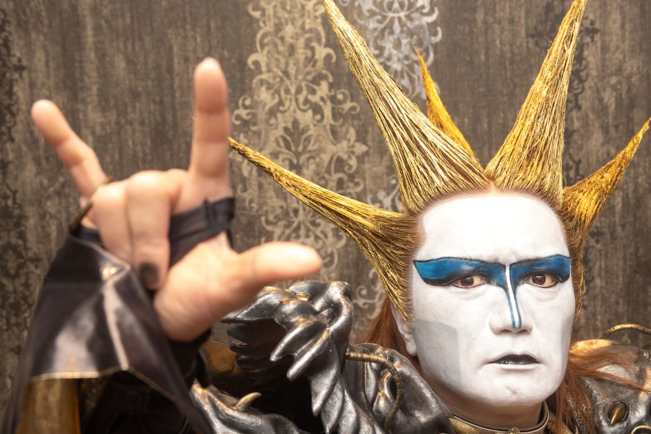 デーモン閣下蝋人形（魔形）（撮影：山田晋也） - 吾輩も蝋人形