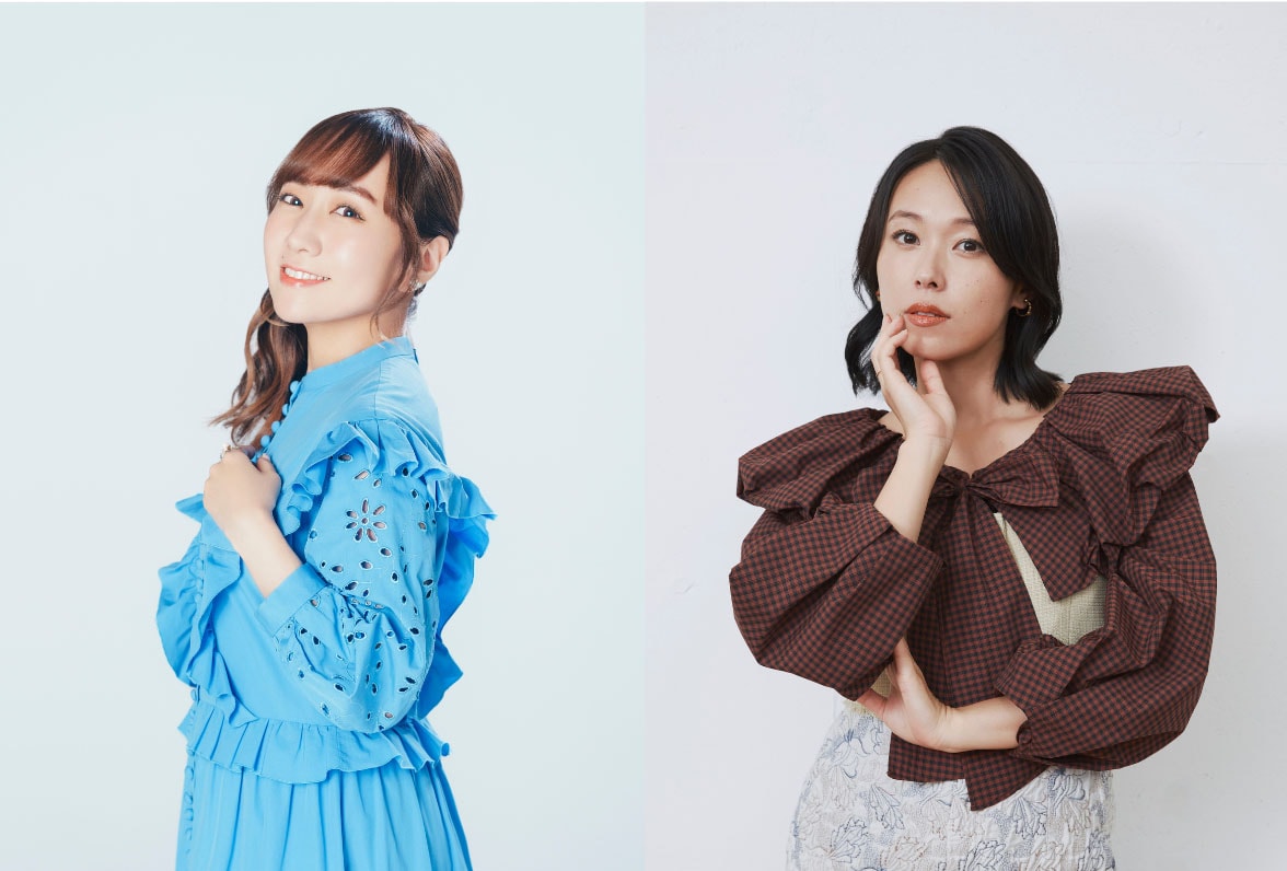 左から高垣彩陽、寿美菜子。