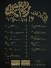 THE BACK HORN「マニアックヘブンツアーVol.17」フライヤー