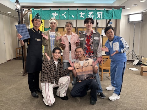 Da-iCEとナインティナイン。©フジテレビ