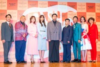 舞台「キャッシュ・オン・デリバリー」製作発表記者会見登壇者たち。