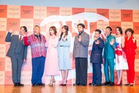 舞台「キャッシュ・オン・デリバリー」製作発表記者会見登壇者たち。