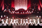 「2025 INI 3RD ARENA LIVE TOUR [XQUARE]」愛知・バンテリンドーム ナゴヤ公演の様子。（撮影：田中聖太郎写真事務所）©LAPONE ENTERTAINMENT