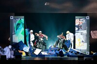 「2025 INI 3RD ARENA LIVE TOUR [XQUARE]」愛知・バンテリンドーム ナゴヤ公演の様子。（撮影：田中聖太郎写真事務所）©LAPONE ENTERTAINMENT