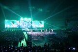 「2025 INI 3RD ARENA LIVE TOUR [XQUARE]」愛知・バンテリンドーム ナゴヤ公演の様子。（撮影：田中聖太郎写真事務所）©LAPONE ENTERTAINMENT