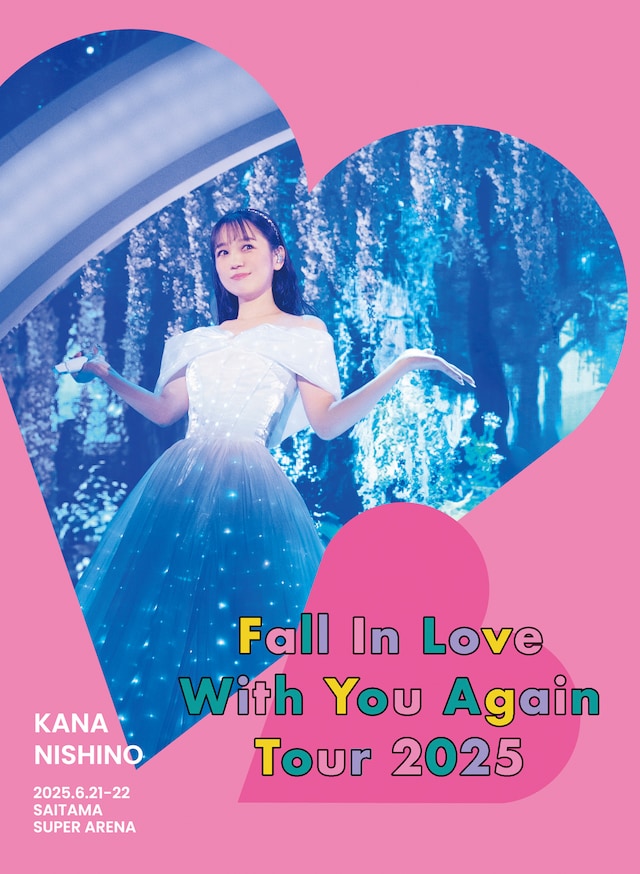 西野カナ「Kana Nishino Fall In Love With You Again Tour 2025」完全生産限定盤ジャケット