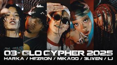 MIKADO、3Li¥en、lj、Hezron、HARKAによる「03- Glo Cypher 2025」公開＆音源配信
