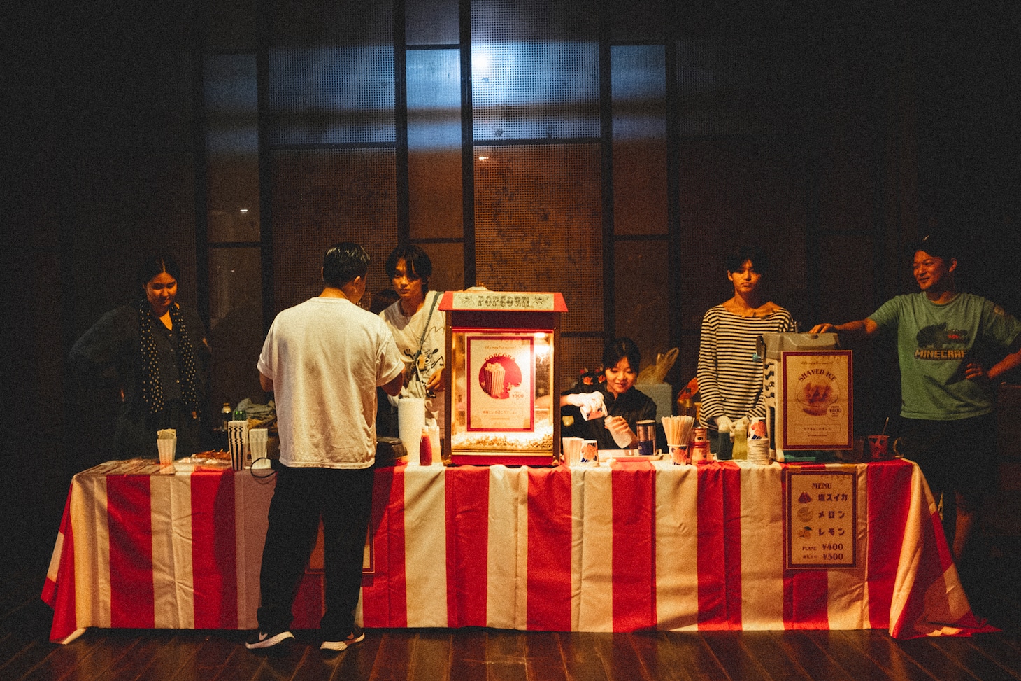 会場では自由が丘青年部「レッツ」によるフード出店も行われた。（撮影：寺沢美遊 ）